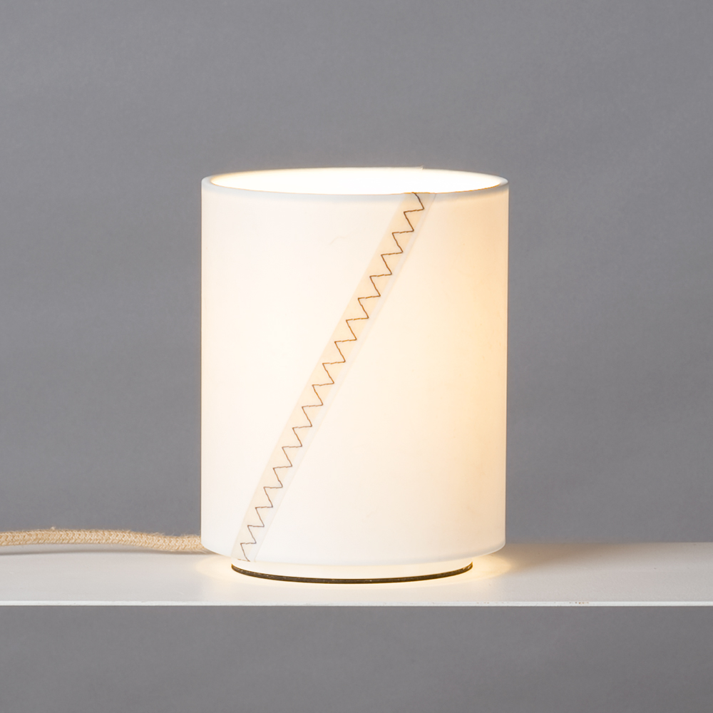 Tischleuchte aus Segel