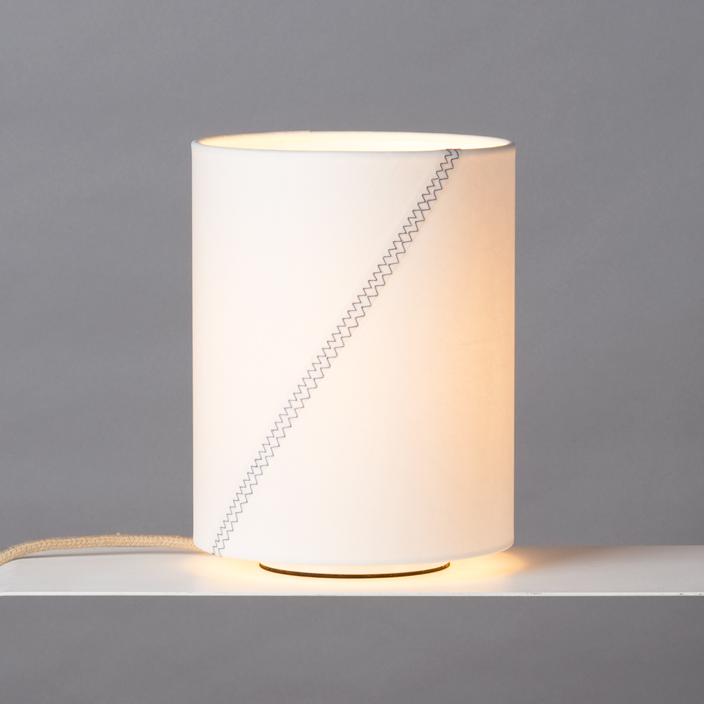 Tischleuchte aus Segel