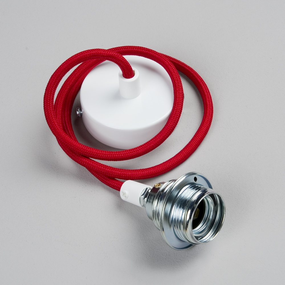lumbono-lampen-pendel-rot Pendelarmatur Textilkabel rot