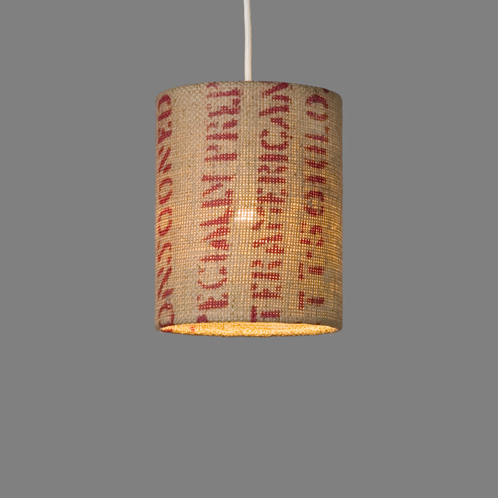 lumbono-kleine pendelleuchte-rot pendelleuchte upcycling