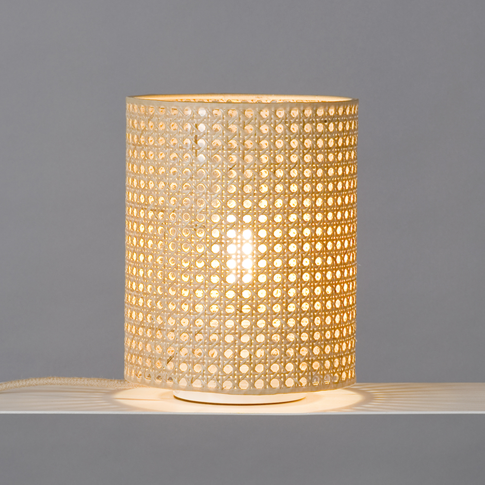 lumbono-tischleuchte-wiener geflecht Wiener Geflecht Lampe